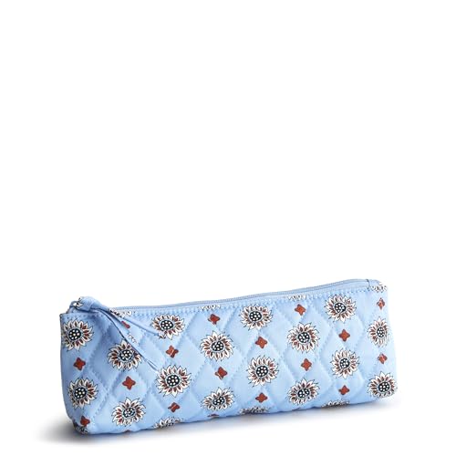 Vera Bradley Damen Federmäppchen aus Baumwolle, Marrakesch Geos, Einheitsgröße, Hochwertiges Federmäppchen aus Baumwolle von Vera Bradley