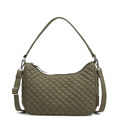 Vera Bradley Damen Frannie Crossbody Geldbörse Umhängetasche, Kletter-Efeugrün – recycelte Baumwolle von Vera Bradley