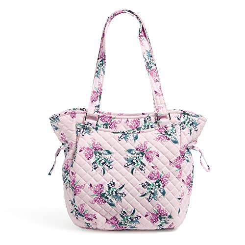 Vera Bradley Damen Geldbörse, Glenna-Design Handtasche, Happiness Returns Pink-Recycelte Baumwolle von Vera Bradley