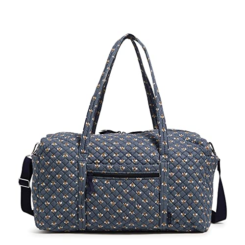 Vera Bradley Damen Große Reisetasche, Bees Navy-Recycelte Baumwolle von Vera Bradley