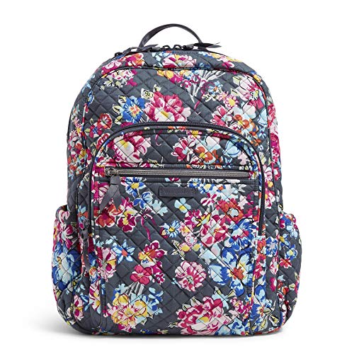 Vera Bradley Damen Campus Baumwolle Rucksack, Pretty Posies von Vera Bradley