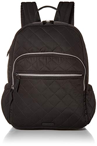 Vera Bradley Damen Iconic Campus Backpack, Performance Twill Rucksack, schwarz von Vera Bradley