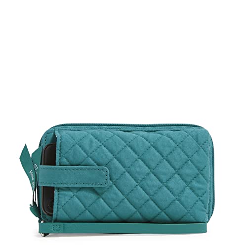 Vera Bradley Damen Kultiges RFID-Smartphone-Armband, Charakteristische Handgelenk, Forever Green-Recycelte Baumwolle von Vera Bradley