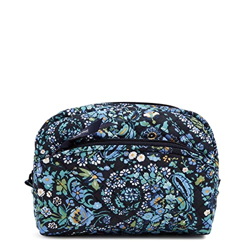 Vera Bradley Damen Kosmetiktasche aus Baumwolle, mittelgroß, Dreamer Paisley - Recycelte Baumwolle, Einheitsgröße von Vera Bradley