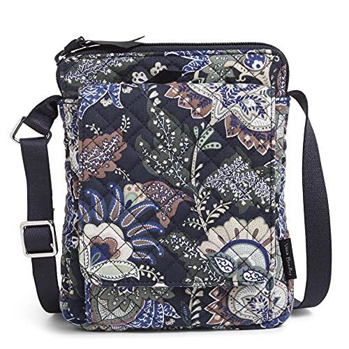 Vera Bradley Damen Mini-Hipster RFID-Schutz Umhängetasche, Java Navy Camo – recycelte Baumwolle von Vera Bradley