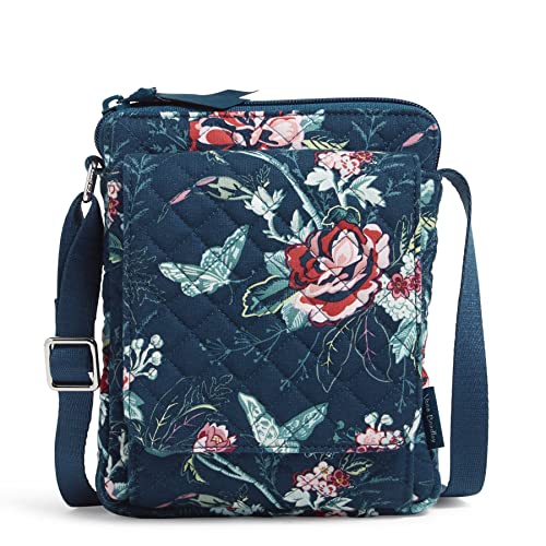 Vera Bradley Damen Mini-Hipster, RFID-Schutz Umhängetasche, Rose Toile – recycelte Baumwolle von Vera Bradley