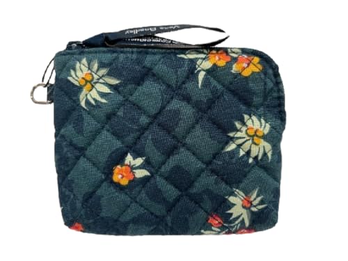 Vera Bradley Damen Münzbörse aus Baumwolle in frisch geschnittenem Blumengrün, Frisch geschnittenes Blumengrün, Münzgeldbörse von Vera Bradley