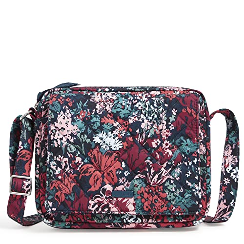 Vera Bradley Damen Peformance Twill Medium Hipster Crossbody Geldbörse Umhängetasche, Kohlrose Cabernet von Vera Bradley