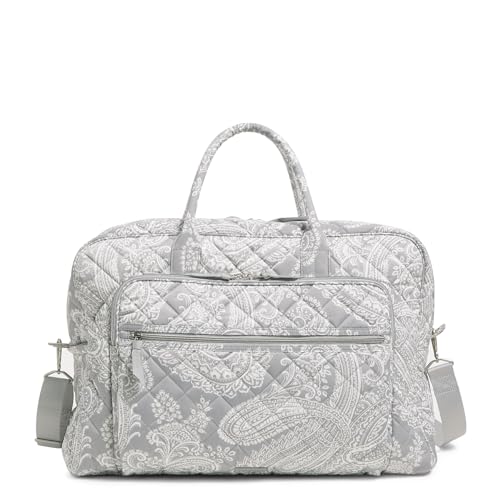 Vera Bradley Damen Performance Twill Grand Weekender Reisetasche, Wolke Grau Paisley, Einheitsgröße von Vera Bradley