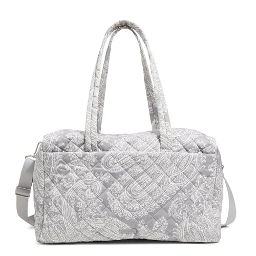 Vera Bradley Damen Performance Twill Große Reisetasche, Wolkengraues Paisleymuster, Einheitsgröße von Vera Bradley