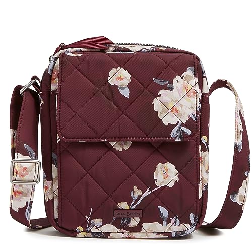Vera Bradley Damen Kleine Performance-Twill Umhängetasche, Blüten und Zweige von Vera Bradley