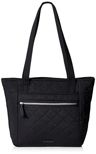 Vera Bradley Damen Performance Twill, Kleine Vera Tragetasche Handtasche, Klassisches Schwarz von Vera Bradley