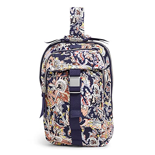 Vera Bradley Damen Performance Twill Utility Sling Rucksack Büchertasche, Tangier Paisley von Vera Bradley