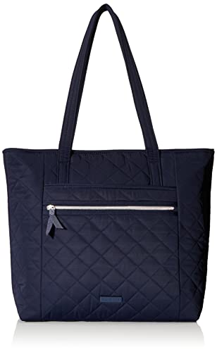 Vera Bradley Damen Performance Twill Vera Tragetasche Handtasche, Klassisches Marineblau von Vera Bradley