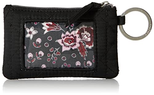 Vera Bradley Damen Ausweishülle, Reißverschluss Performance Twill Zip ID Case, Schwarz, Einheitsgröße von Vera Bradley