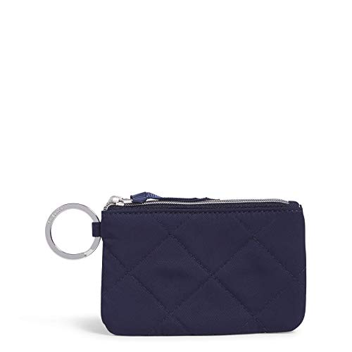 Vera Bradley Damen Performance Twill Zip Id Case Wallet Ausweishülle, Klassisches Marineblau von Vera Bradley