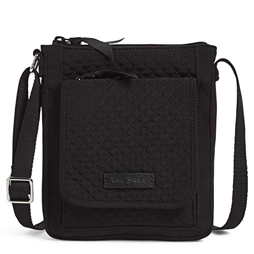 Vera Bradley Damen Mini-Hipster Polyester Umhängetasche, Schwarz von Vera Bradley