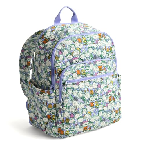 Vera Bradley Damen Hochwertiger Bancroft Baumwolle Rucksack, Peanuts Pals, Einheitsgröße von Vera Bradley