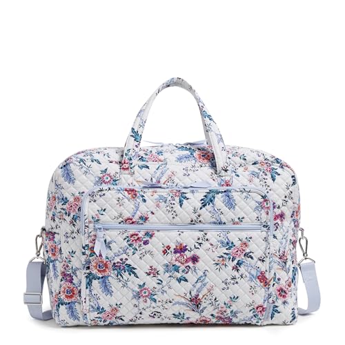 Vera Bradley Damen-Reisetasche aus Baumwolle, Grand Weekender, Magnifique Floral, Einheitsgröße von Vera Bradley