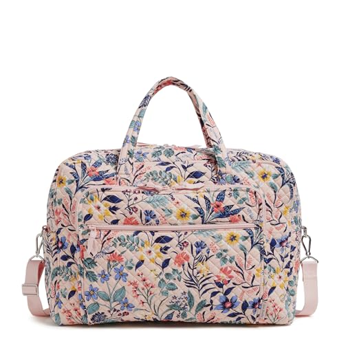 Vera Bradley Damen-Reisetasche aus Baumwolle, Grand Weekender, Paradise Coral, Einheitsgröße von Vera Bradley