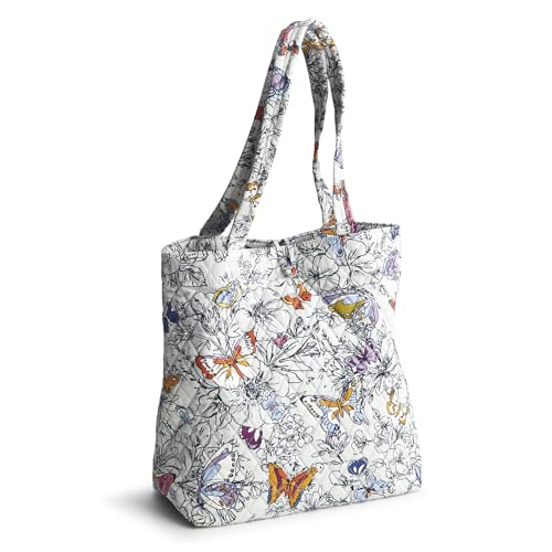 Vera Bradley Damen-Tragetasche aus Baumwolle, klein, Flügel + Blüte, Einheitsgröße von Vera Bradley