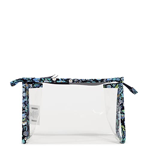 Vera Bradley Damen Transparent Trapez Kosmetik Make-up Organizer Tasche, Dreamer Paisley, Einheitsgröße von Vera Bradley