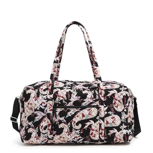 Vera Bradley Große Reisetasche für Damen aus Baumwolle, Botanisches Paisleymuster, Einheitsgröße von Vera Bradley