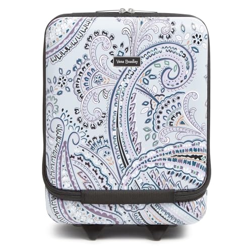 Vera Bradley Hartschalen-Koffer für Damen, Untersitz, Rollkoffer, Soft Sky Paisley, Einheitsgröße von Vera Bradley