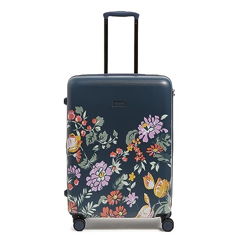 Vera Bradley Hartschalenkoffer für Damen, Frisch geschnittenes Blumengrün, 26" Check In, Hartschalenkoffer, Rollkoffer von Vera Bradley