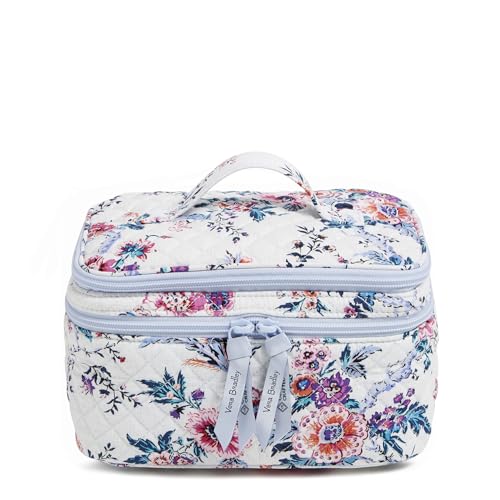 Vera Bradley Kosmetik-/Make-up-Organizer aus Baumwolle, mit Blumenmotiv, Magnifique Floral, Einheitsgröße von Vera Bradley