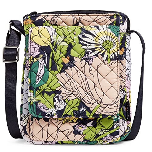 Vera Bradley Damen Mini-Hipster, RFID-Schutz Umhängetasche, Bloom Boom – recycelte Baumwolle von Vera Bradley