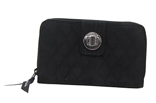 Vera Bradley RFID Turnlock Wallet (Classic Black) von Vera Bradley