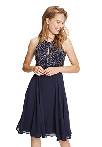 Vera Mont Damen Abendkleid mit Spitze Night Sky,32 von Vera Mont