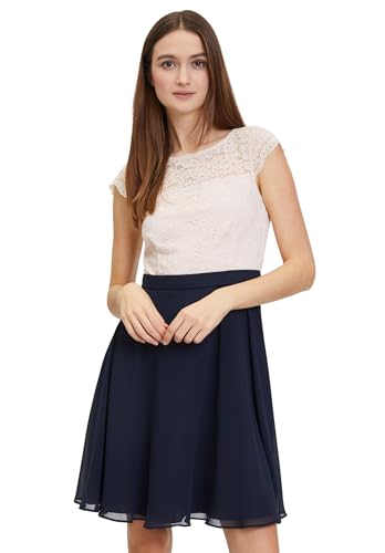 Vera Mont Vera Mont Damen 0255/4825 Kleid, Patch Blue/Rosé, 34 von Vera Mont