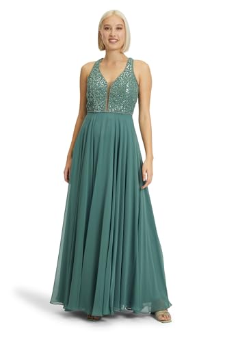 Vera Mont Damen Abendkleid mit Pailletten, Dark Forest, 38 von Vera Mont