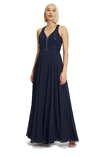 Vera Mont Damen Abendkleid mit Pailletten Night Sky,48 von Vera Mont