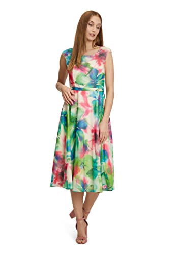 Vera Mont Vera Mont Damen 4362/4082 Kleid, Dark Green/Pink, 46 von Vera Mont