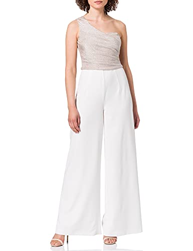 Vera Mont Damen 4378/4467 Jumpsuit, White/Gold, 36 von Vera Mont