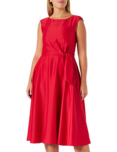 Vera Mont Damen Cocktailkleid mit Bindegürtel, Campari Red 4133, 40 von Vera Mont