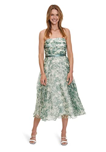 Vera Mont Vera Mont Damen 8536/4088 Kleid, Cream/Green, 34 von Vera Mont Vera Mont