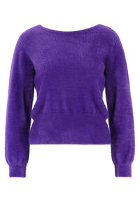 Damen Basic-Strickpullover unifarben von Vera Mont