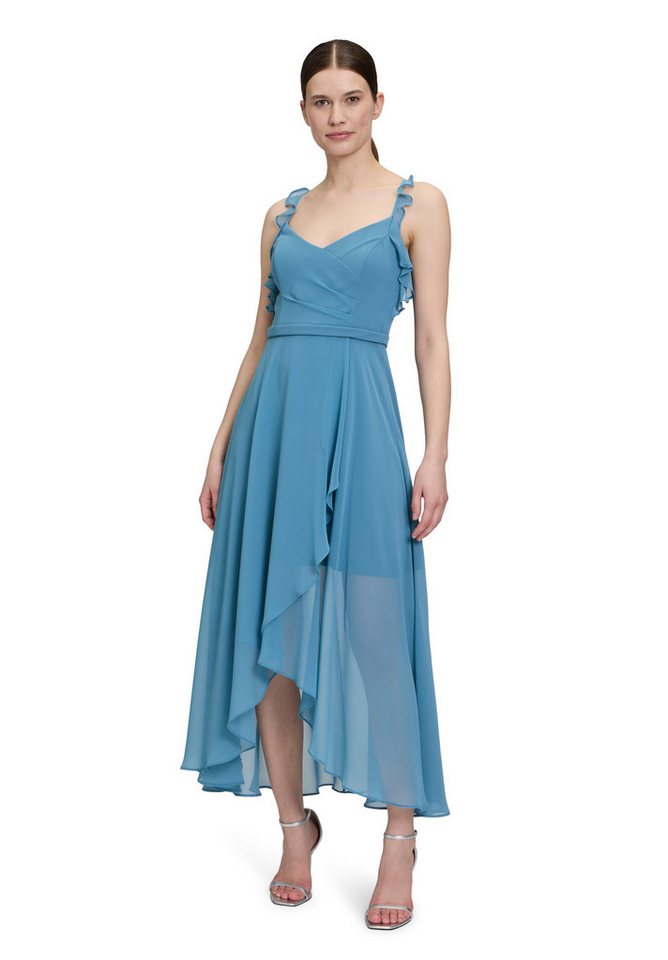 Vera Mont Abendkleid Damen Abendkleid mit Volant Wickel-Design von Vera Mont