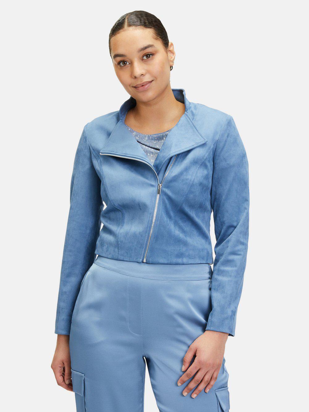 Vera Mont Bikerjacke Damen, blau von Vera Mont