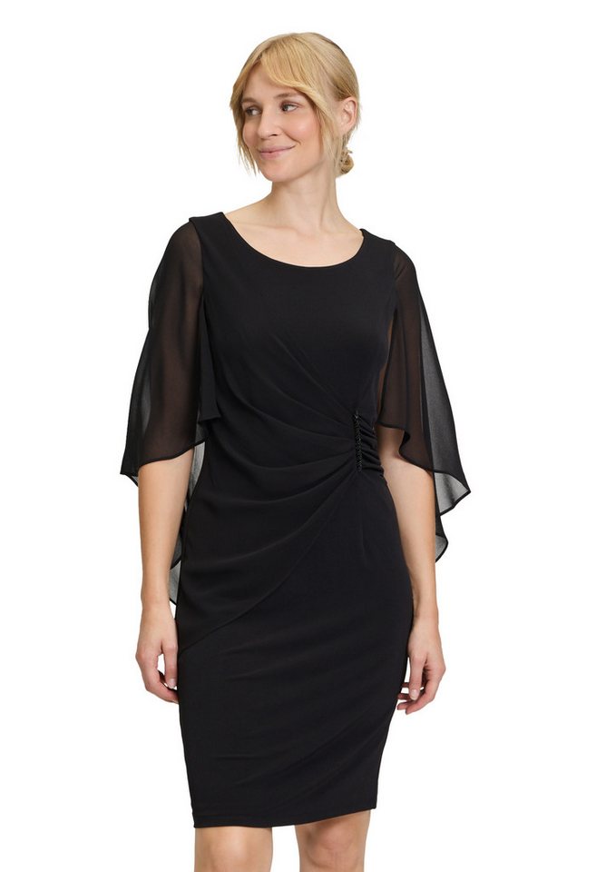 Vera Mont Cocktailkleid Damen Cocktailkleid mit Raffung Materialmix von Vera Mont