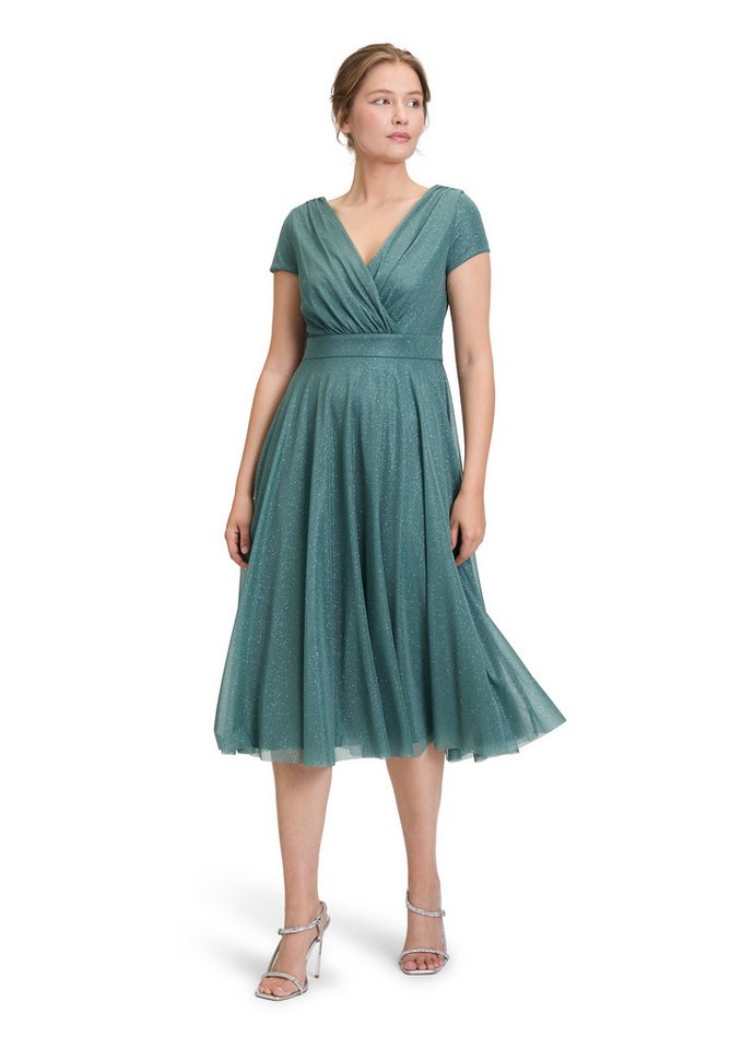 Vera Mont Cocktailkleid Damen Cocktailkleid im Glitzer-Look Stoff von Vera Mont