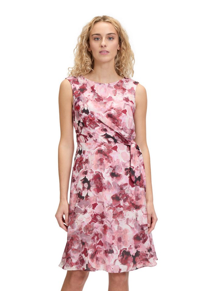 Vera Mont Cocktailkleid Damen Cocktailkleid mit Bindegürtel Druck von Vera Mont