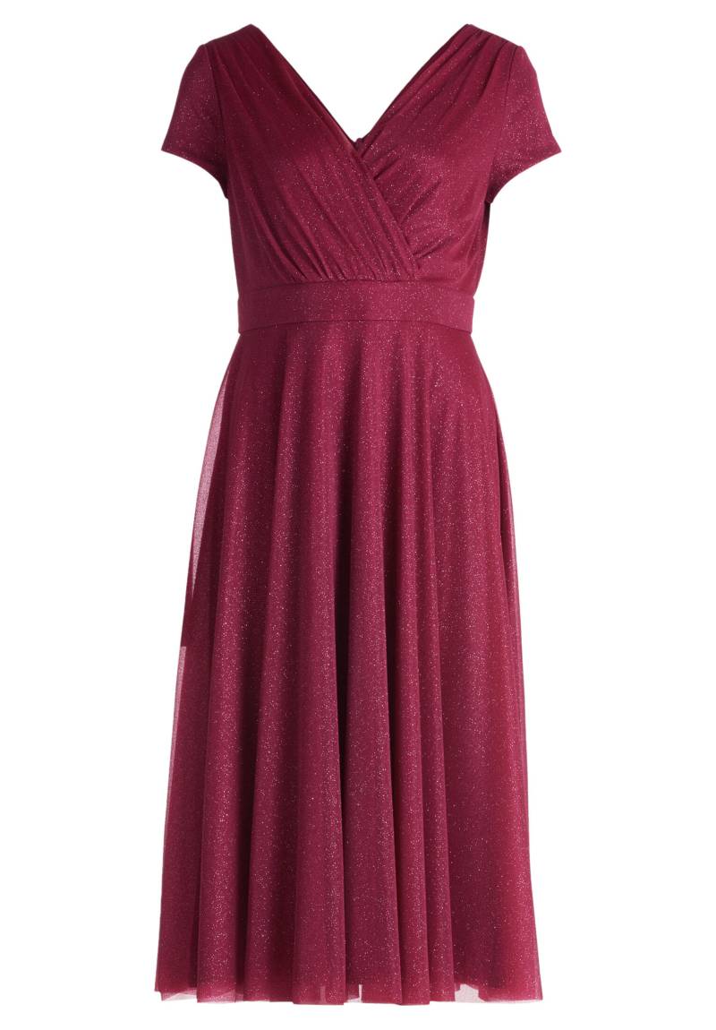 Vera Mont - Cocktailkleid rot/grau - Gr. - 38 von Vera Mont