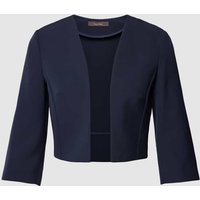 Vera Mont Cropped Cocktailjacke mit 3/4-Arm in Dunkelblau, Größe 38 von Vera Mont