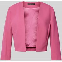 Vera Mont Cropped Cocktailjacke mit offener Vorderseite in Rose, Größe 40 von Vera Mont