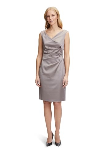 Vera Mont Damen Etuikleid mit Raffung Smoky Taupe,40 von Vera Mont